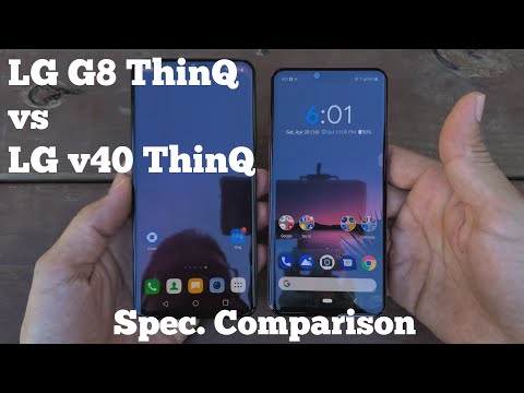 LG G8 vs LG V40- Quick Spec Comparison