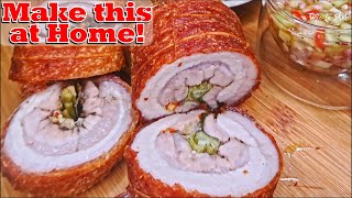 Crispy Pork Belly Roll Do Not Boil In Water I Will Show You Secret How To Cook Wo Oven