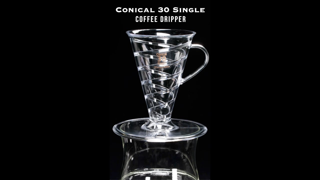 Conical 30 Single Coffee Dripper “Tarachine” YouTube