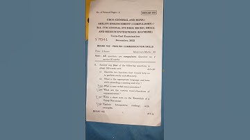 BEGAE-182 Exam Question Paper December 2022 In Hindi&English 😳 #ignou #assignment #ignou_university