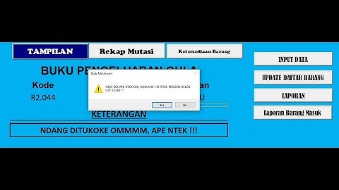 SISTEM INFORMASI ATK & TOKO KELONTONG BERBASIS EXCEL VBA – MUDAH, CEPAT, DAN OTOMATIS!