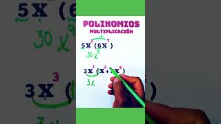 Multiplicación De Polinomios #matematicas #algebraicamente #matematicas #maths
