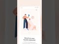 Onboarding animation concept