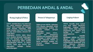 Presentasi Perbedaan Amdal & Andal