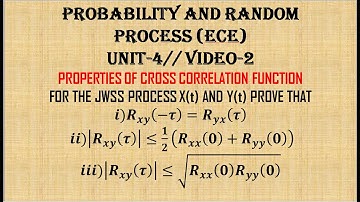 Properties of cross correlation PRP(ECE) UNIT 4 VIDEO-2