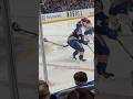 Buffalo captain Dahlin accelerates through centre ice only for Matheson to close the gap at the line