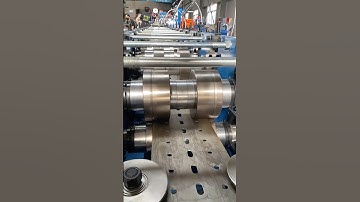 YX41-41-62 UNISTRUT Roll Former with fly Shear #rollformingmachine #metalforming