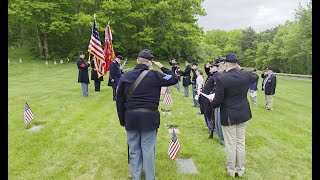 Bourne, MA National Cemetery: 2025 honors by SUVCW & SVR for 6 Civil War Unknown Soldiers