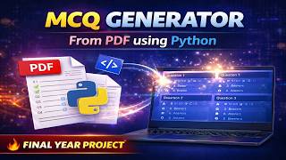 MCQ Generator from Pdf using Python | Generate Pdf using Python