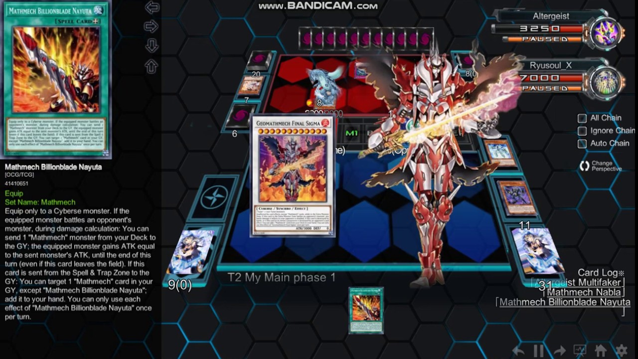 OCG Altergeist vs TCG Mathmechs
