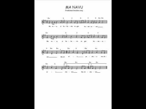 manavu youtube ma navu sheet music