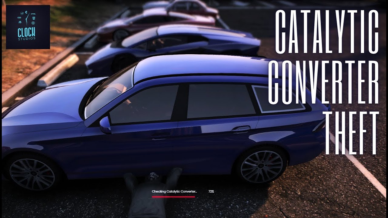Catalytic Converter Theft Script for FiveM | Clock Studio's Free Crime Script Showcase