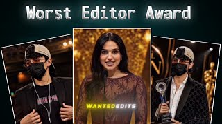 Worst Ai Editor Award 🏅 Full Editing Tutorial Capcut | How To Make Instagram Trending Worst Editor