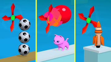 Dont Slice The Cats - Very Satisfying and Relaxing ASMR Slicing Video Game