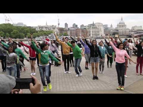 Bollywood flashmob at the iconic Southbank London