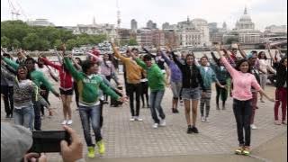 Bollywood flashmob at the iconic Southbank London