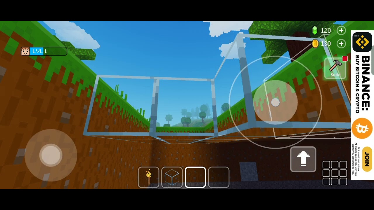 Playing blocks root. First time 