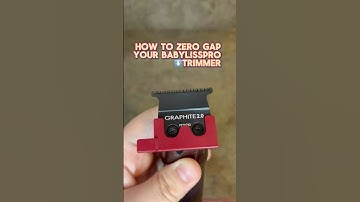 How to Zero Gap Your BaBylissPro Trimmer 🙌🏼💈