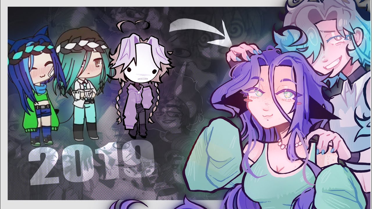 КАК Я ПРИДУМАЛА СВОИХ ПЕРСОНАЖЕЙ | Эра гачи ( ꩜ ᯅ ꩜;)⁭ ⁭