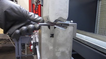 Press Brake Tools custom made S shape with extractor