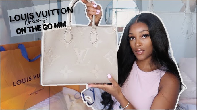 LOUIS VUITTON ONTHEGO MM, WHAT'S IN MY BAG, FIRST IMPRESSION