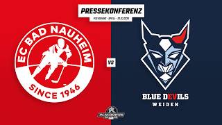 Pressekonferenz Playdowns Spiel4 | DEL2 | EC Bad Nauheim - Blue Devils Weiden