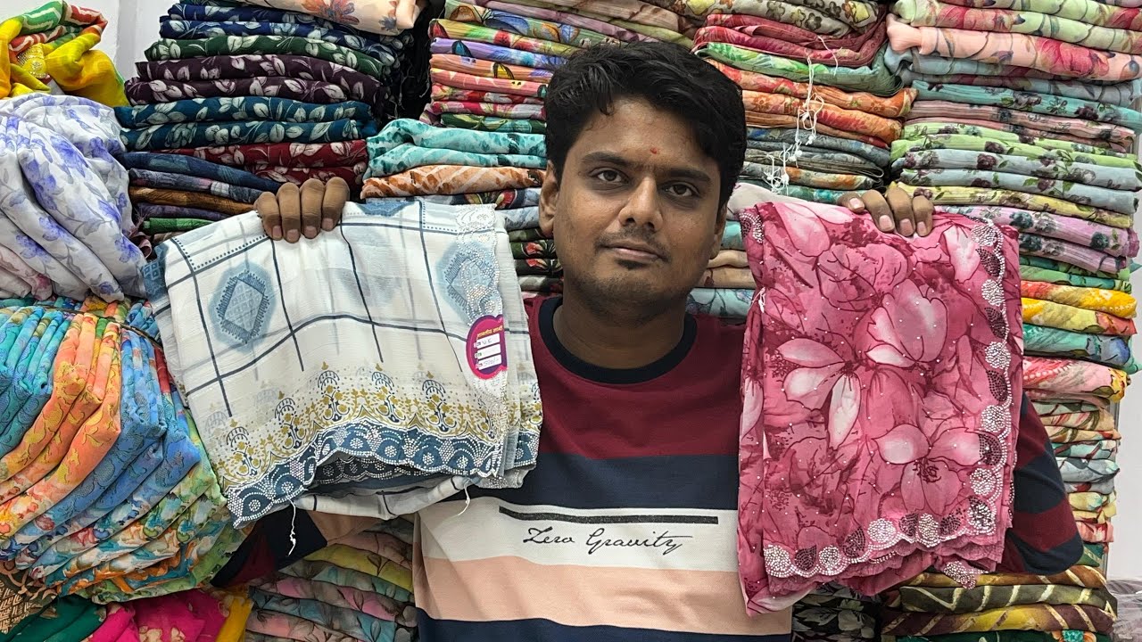 Premium Quality Saree manufacturer #surat #southindian