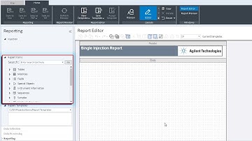 How to create a report template in OpenLab CDS