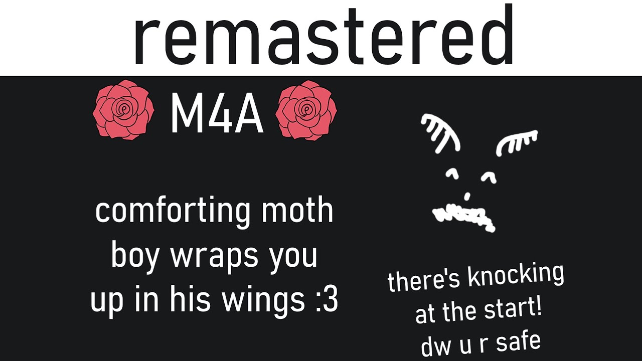 [m4a] comforting moth boy wraps you up in his wings :3