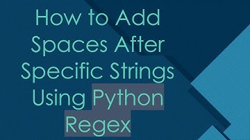 How to Add Spaces After Specific Strings Using Python Regex