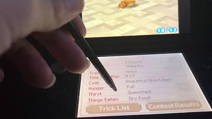 How to play Nintendogs for the Ds