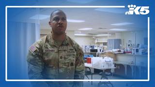 JBLM soldier recounts tackling knife-wielding mother on I-5