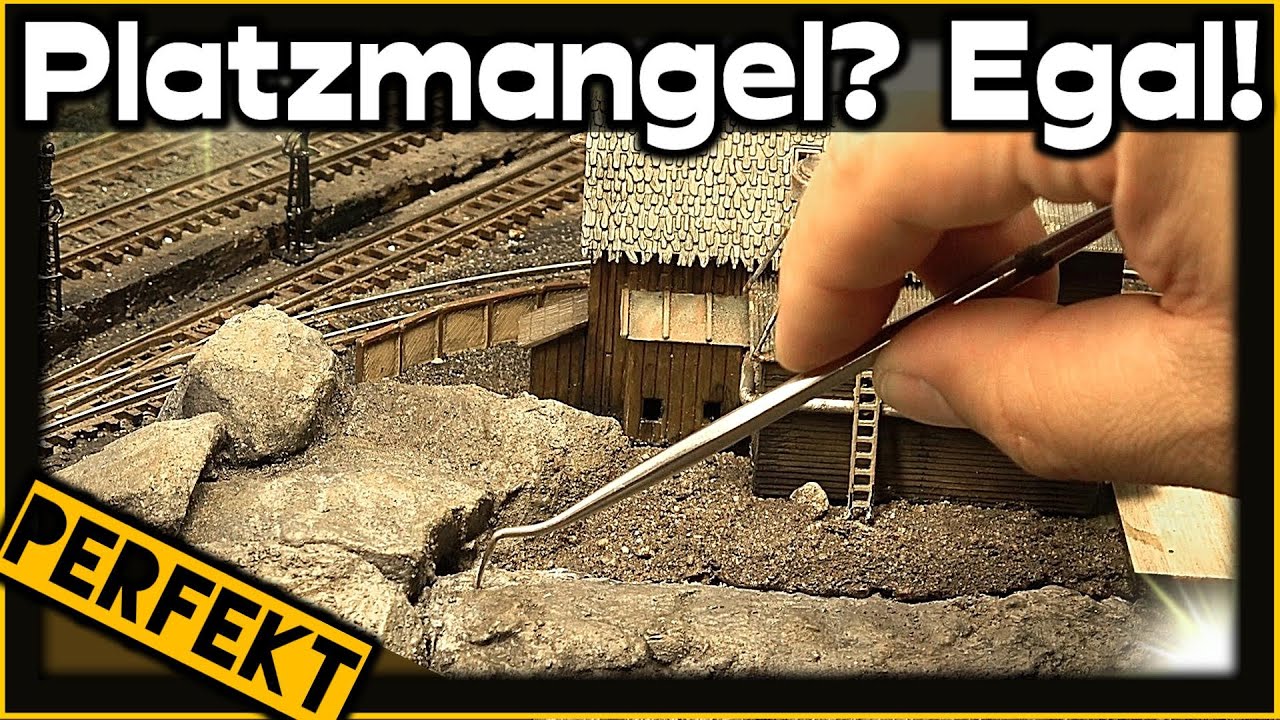 Es geht! So bekomme ich die winzige Fläche in den Griff! 🚂 [