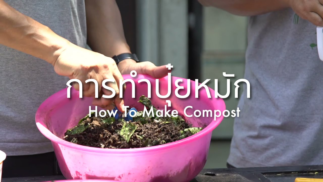การทำปุ๋ยหมักจากเศษอาหาร ผัก และผลไม้