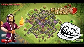 Clash Of Clans- Townhall 8 Th8 Epic Troll Base Extreme Troll Base 2016