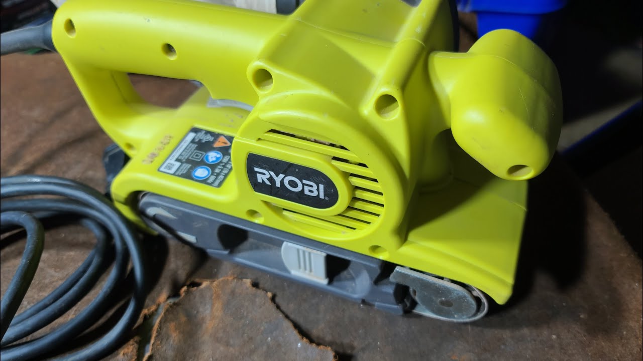 Обзор ленточной шлифовальной машины Ryobi 3"x18" 3-го поколения