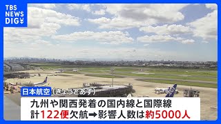 【台風情報】JALが計122便の欠航を発表 東海道新幹線は29日から31日まで影響か｜TBS NEWS DIG