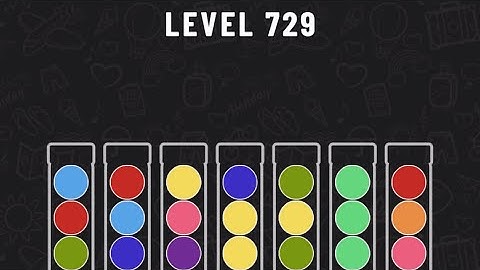 Ball Sort Puzzle Level 729 #ballsortpuzzle #ballsortpuzzlegameplay #puzzlegame #mobilegames