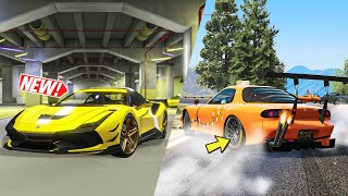 GTA 5 Online - NEW Grotti Turismo Omaggio, DRIFT Handling & 100 Car Vinewood Garage!