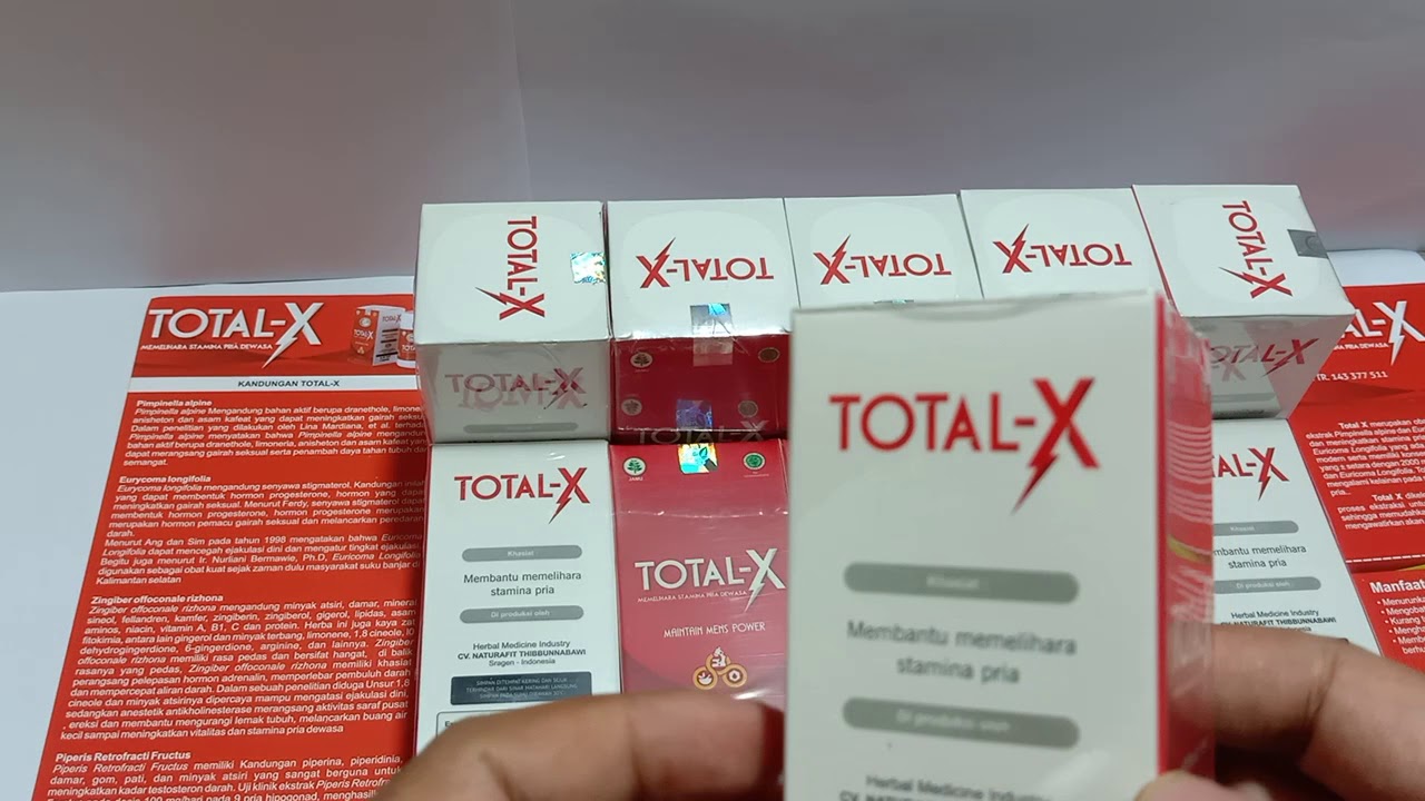 Total X Original Naturafit Herbal untuk Stamina Pria