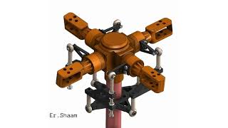 Helicopter Blades, Designed in solidworks animated in blender. #shorts