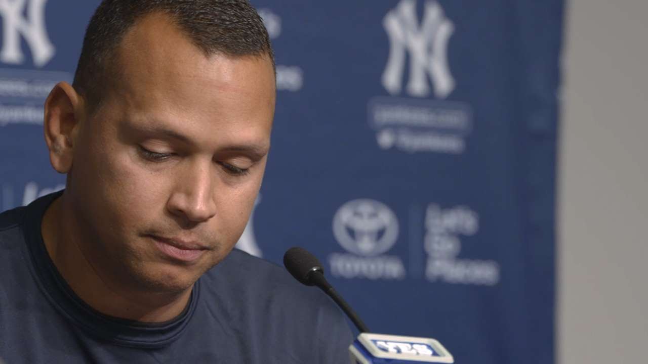 Alex Rodriguez Announces Last Game