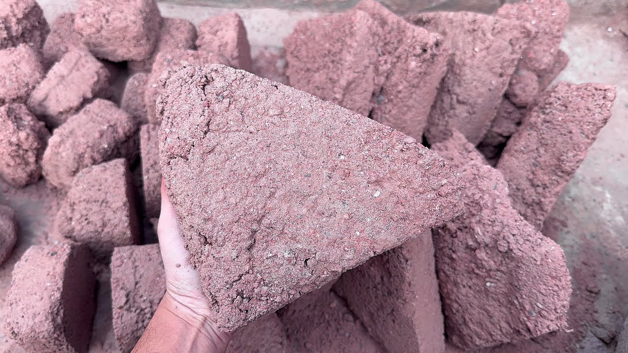 Super bombastic crumbling video of gritty red dirt all in one 🔥satisfying 🔥