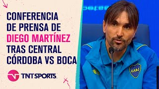 EN VIVO: Diego Martínez habla en conferencia de prensa tras Central Córdoba vs. Boca