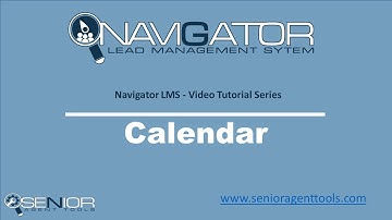 Navigator LMS Tutorial -  Calendar