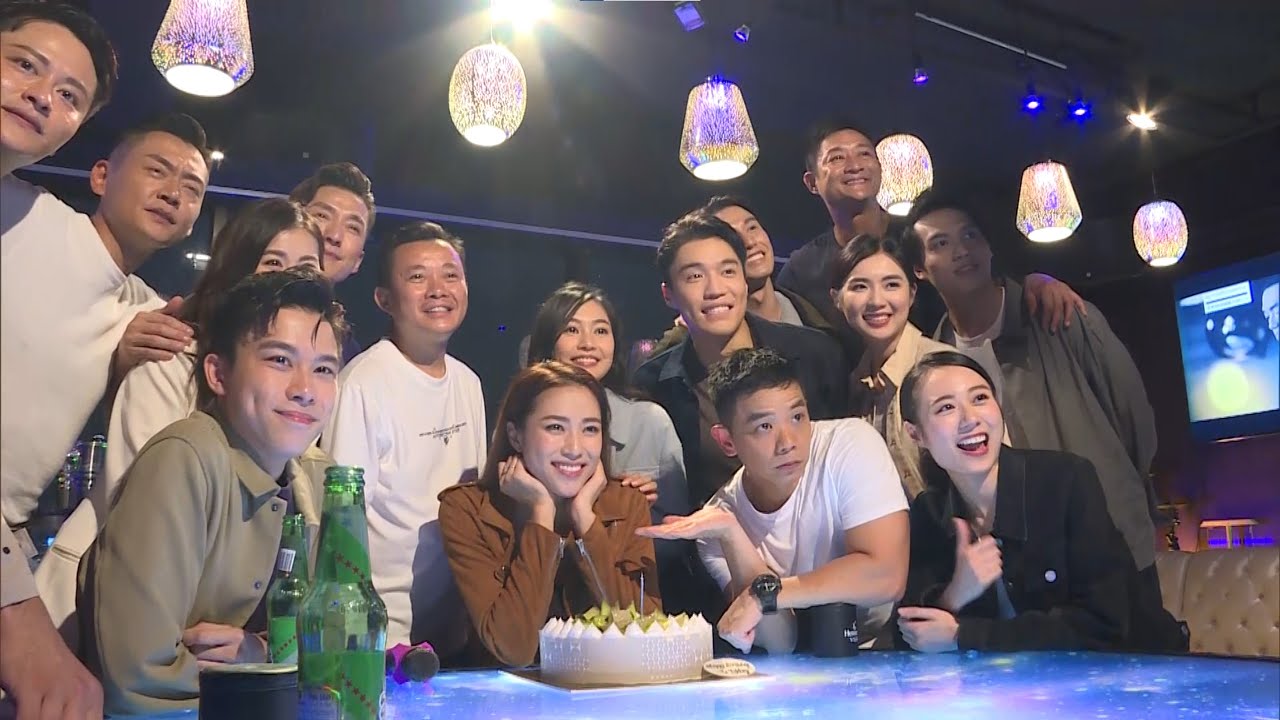 文偉鴻率眾演員拍劇間為劉穎鏇慶生 場面歡樂