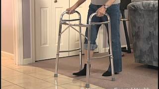Walking with a standard walker