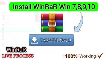 how to Install WinRAR on windows  7 | 10 | 11 ||  Latest Version 2024 HINDI