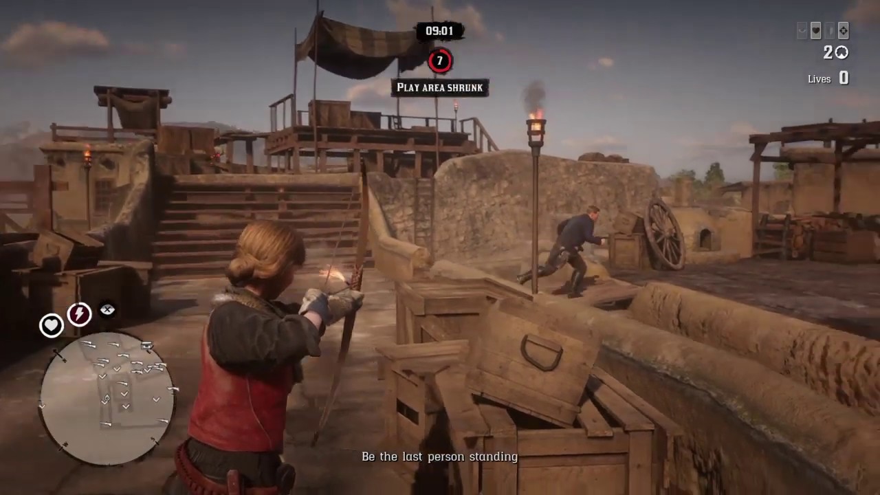 Red Dead Online Gun Rush 7 vs 1. 4 kills Victory