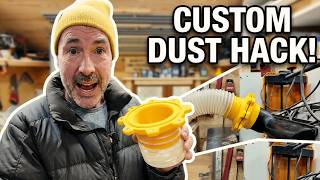 Custom 3D Printed Dust Collection for the Thickness Planer &amp; Installing Off-Grid Power.